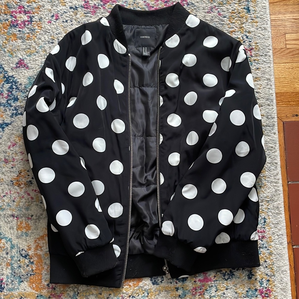 Forever 21 polka dot jacket